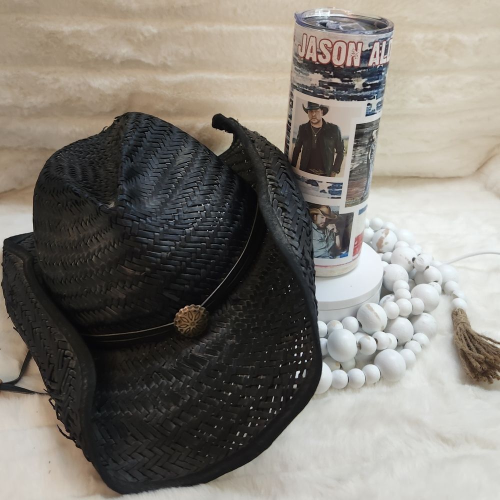 Jason Aldean Tumbler with Straw - Picture 2 of 8